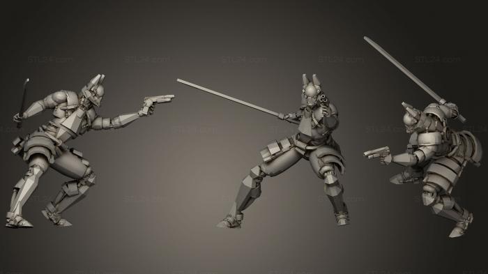 Figurines heroes, monsters and demons (ANUBIS 2, STKM_0614) 3D models for cnc